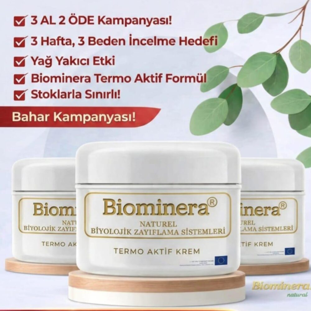 Biominera Termo Aktif Krem 3'lü Kampanya